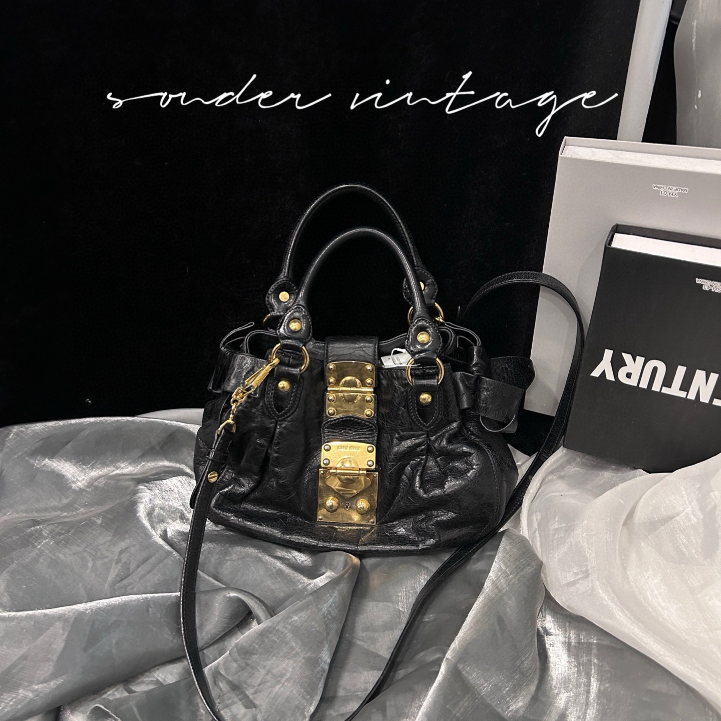 95新 MIU MIU/缪缪 miumiu斜挎包