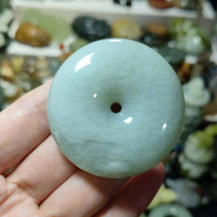 岫玉平安扣未镶嵌