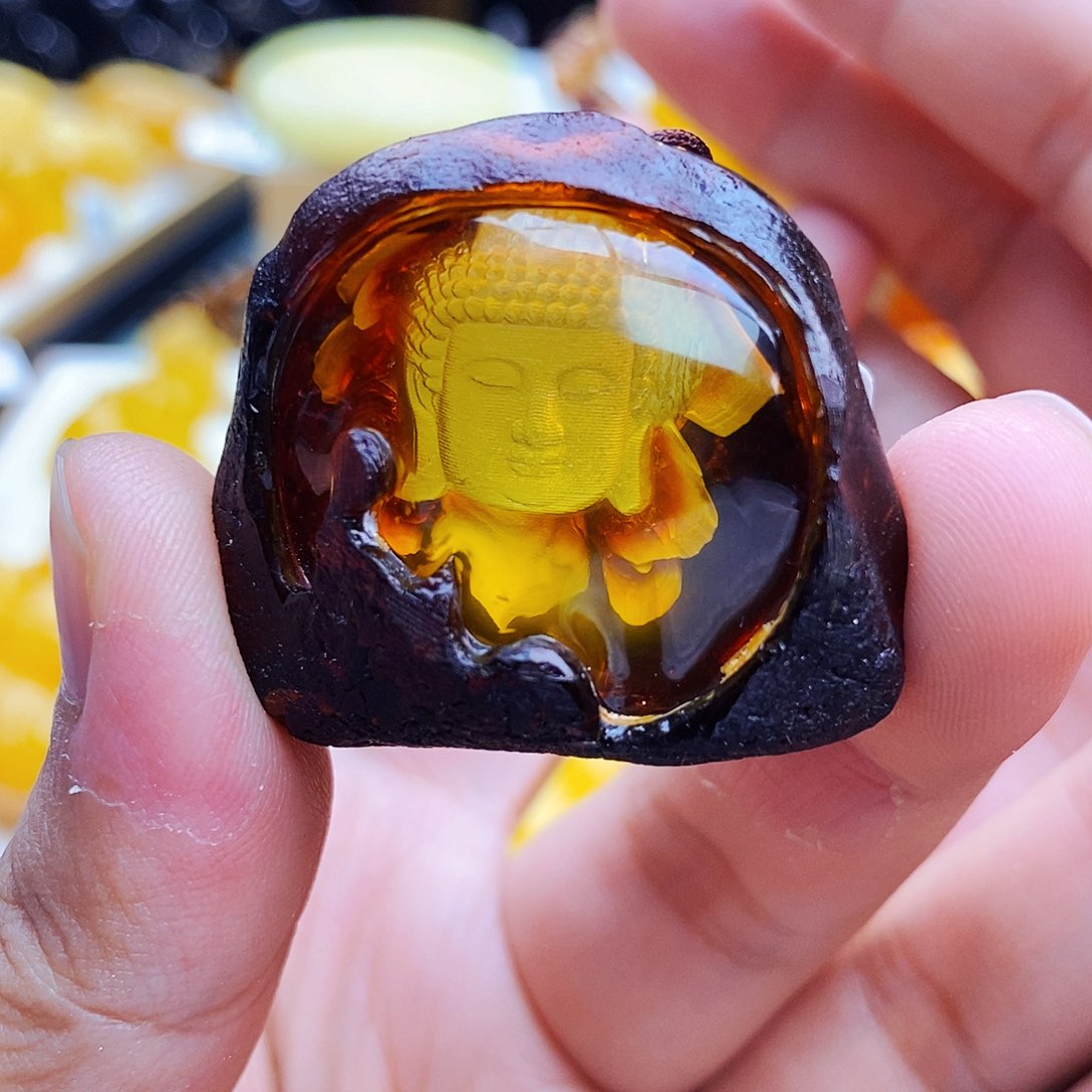 蜜蜡颈饰未镶嵌天然保真假一赔十105