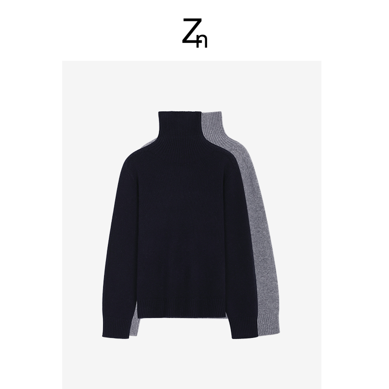 Zn“暖绒高领”绵羊毛打底衫长袖时尚简约秋冬百搭休闲A825Z20646