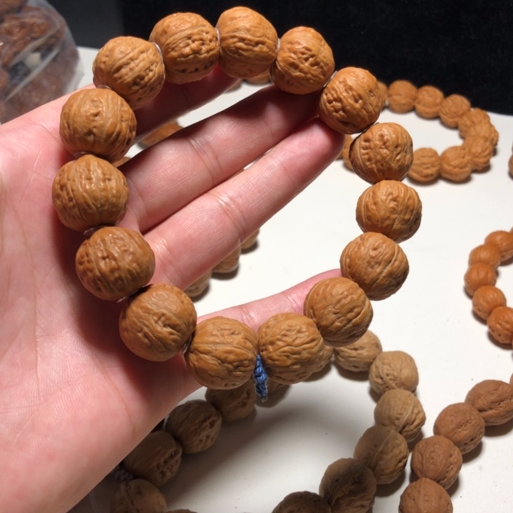 文玩核桃手串核桃手串爱心磨盘