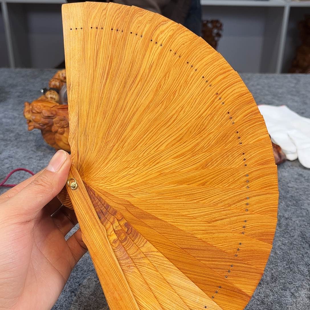 柏木（崖柏）精品苏扇黄泥料