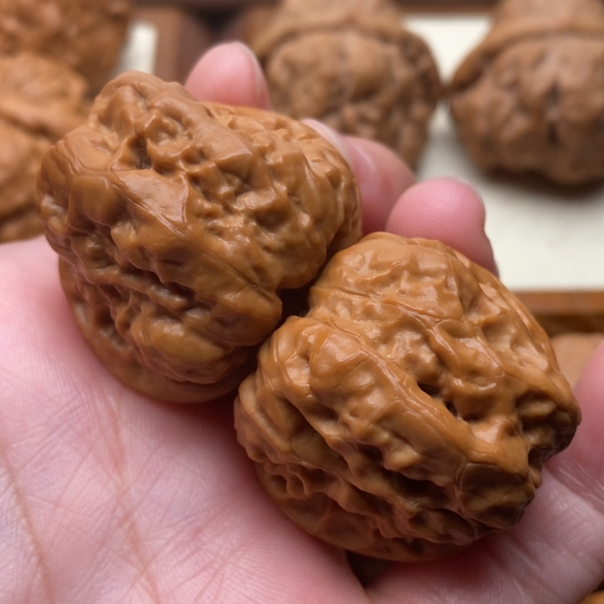 【闪购商品】把件文玩核桃边35左右