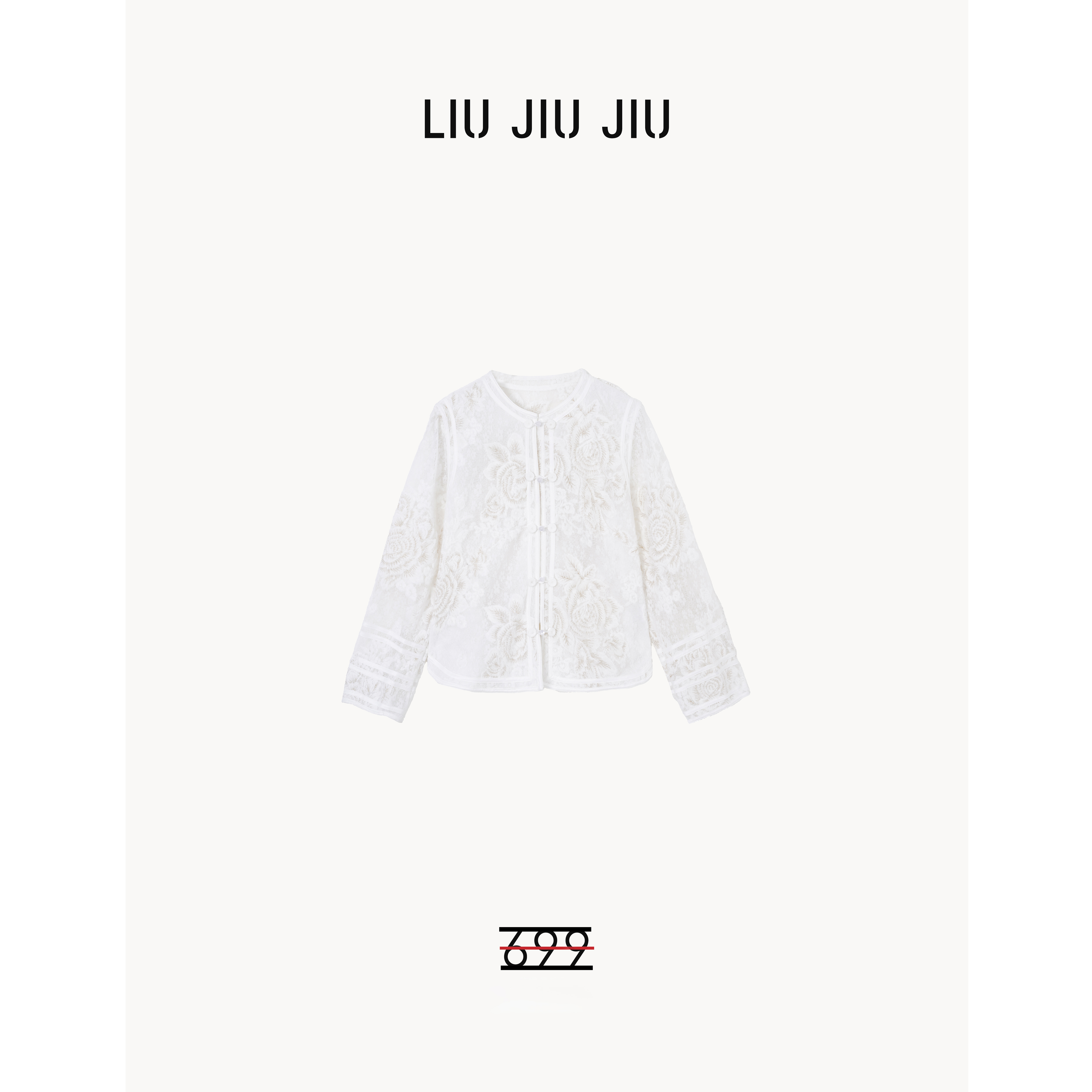 LIUJIUJIU 韩系冬季新款气质时尚百搭设计感刺绣衬衫上衣CS7422N