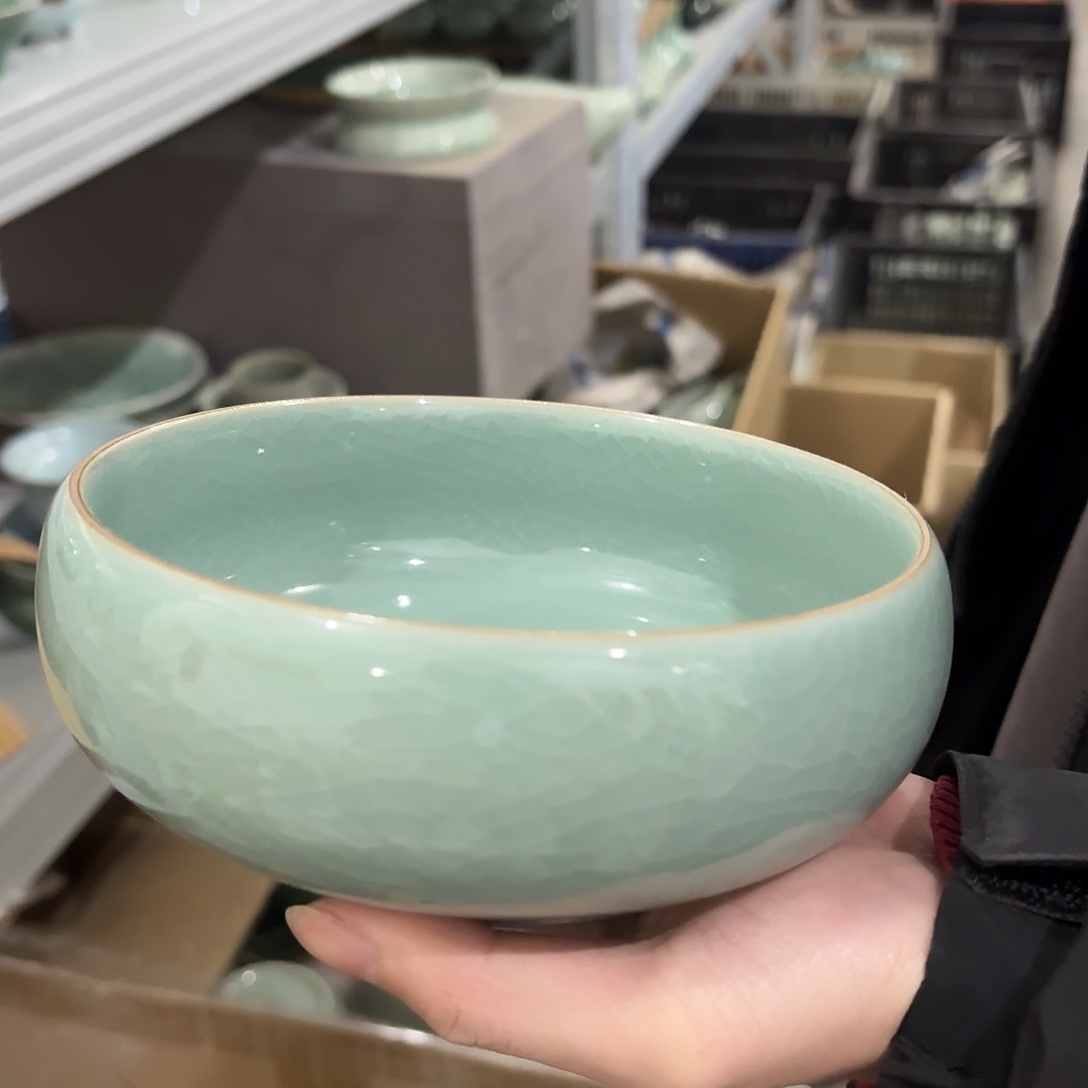 龙泉云间青瓷小米茶器