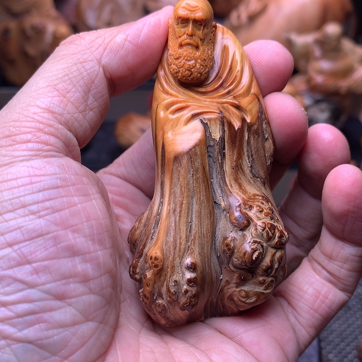 柏木（崖柏）崖柏陈化陈化料手把件