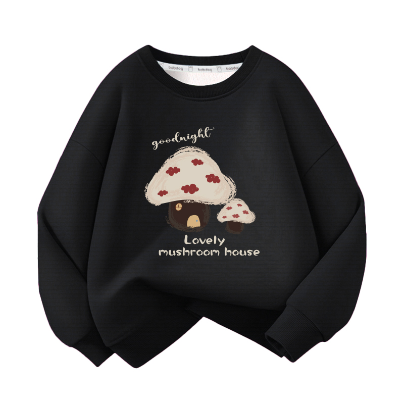 【加绒卫衣】巴布豆卫衣套装秋冬款中大童长袖上衣男孩休闲卫裤WU