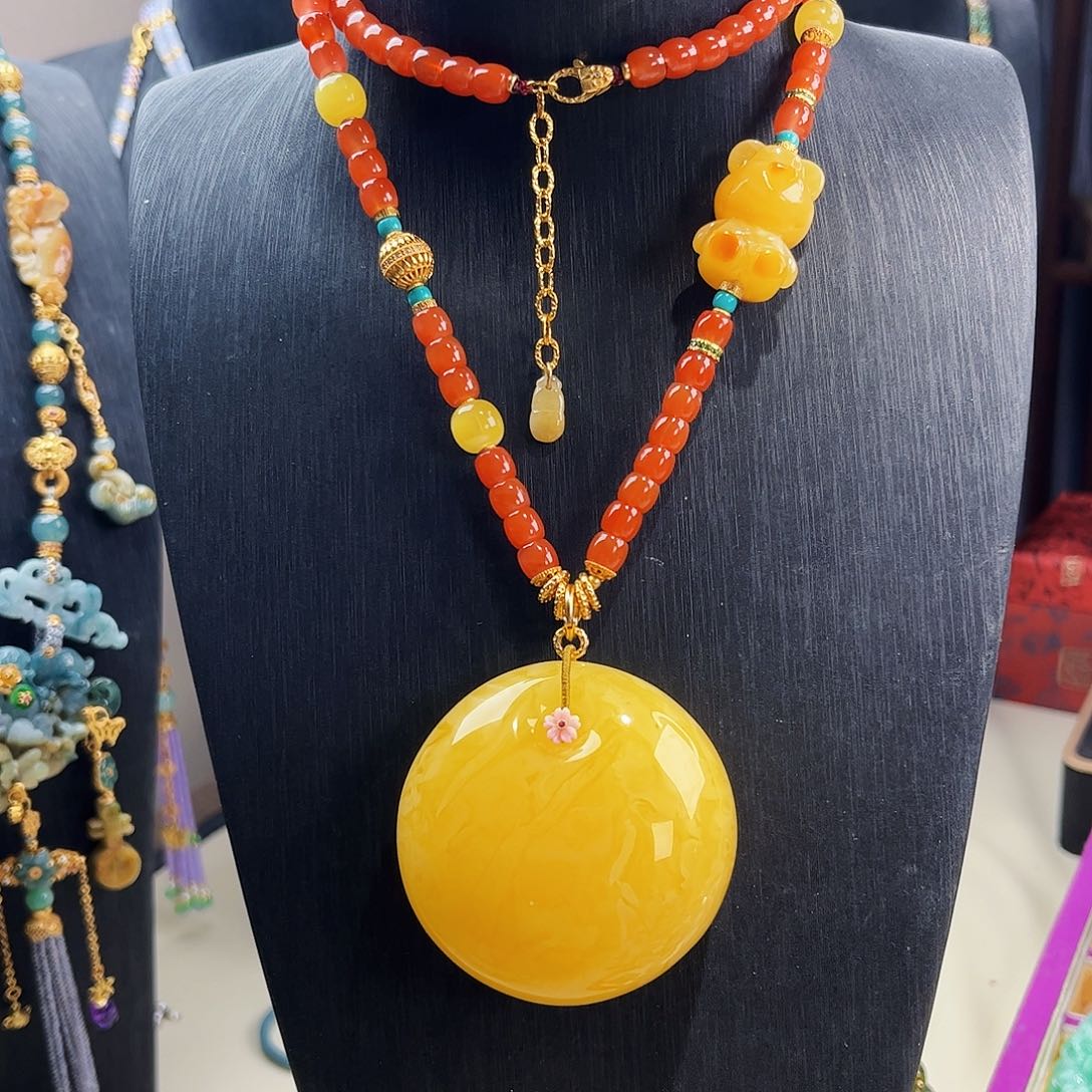 【闪购商品】蜜蜡颈饰未镶嵌福利