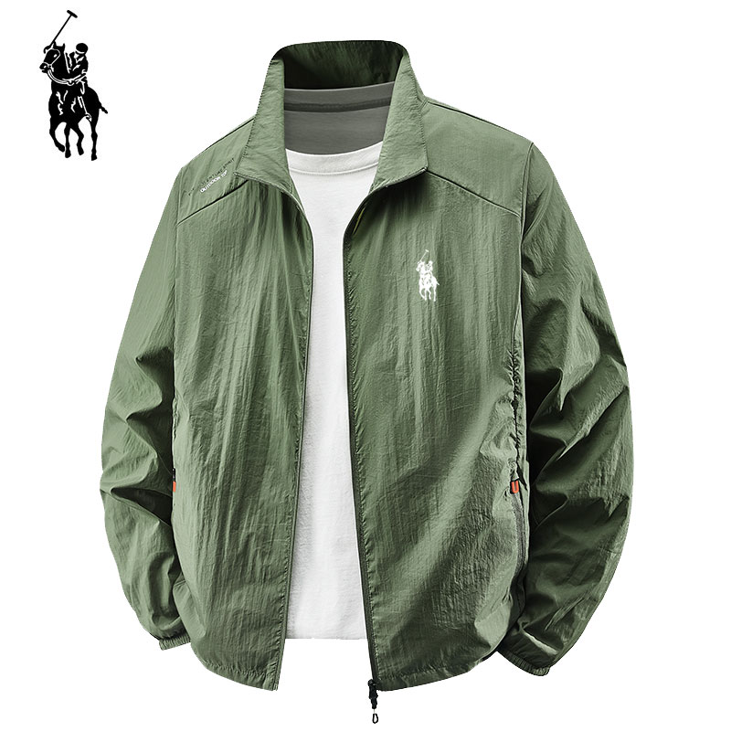 保罗凯乐枫夏季冰丝防晒衣男士轻薄款透气防紫外线户外夏天防晒服