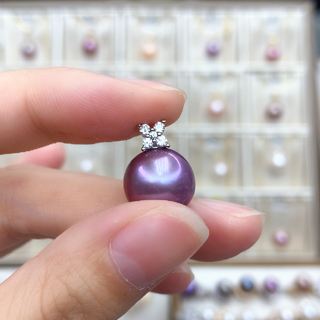 淡水珍珠颈饰合金