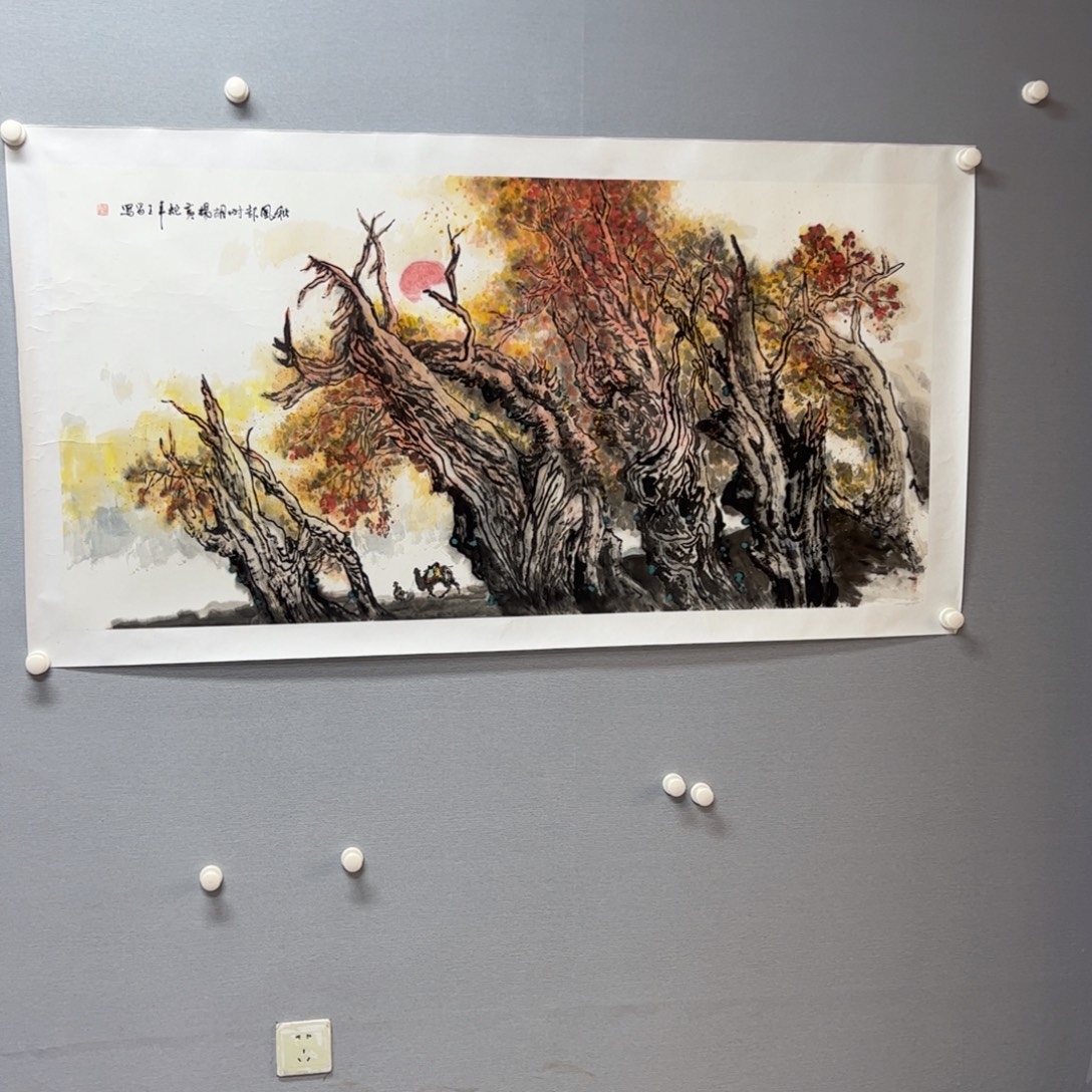 风***静国画亲笔手绘原创作品