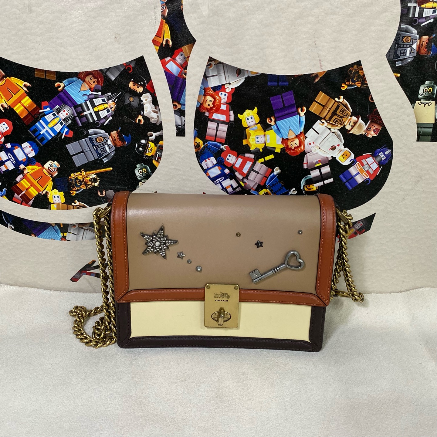 95新 COACH/蔻驰 20186斜挎包