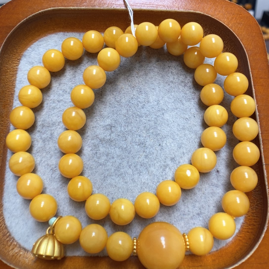 蜜蜡手串未镶嵌蜜蜡