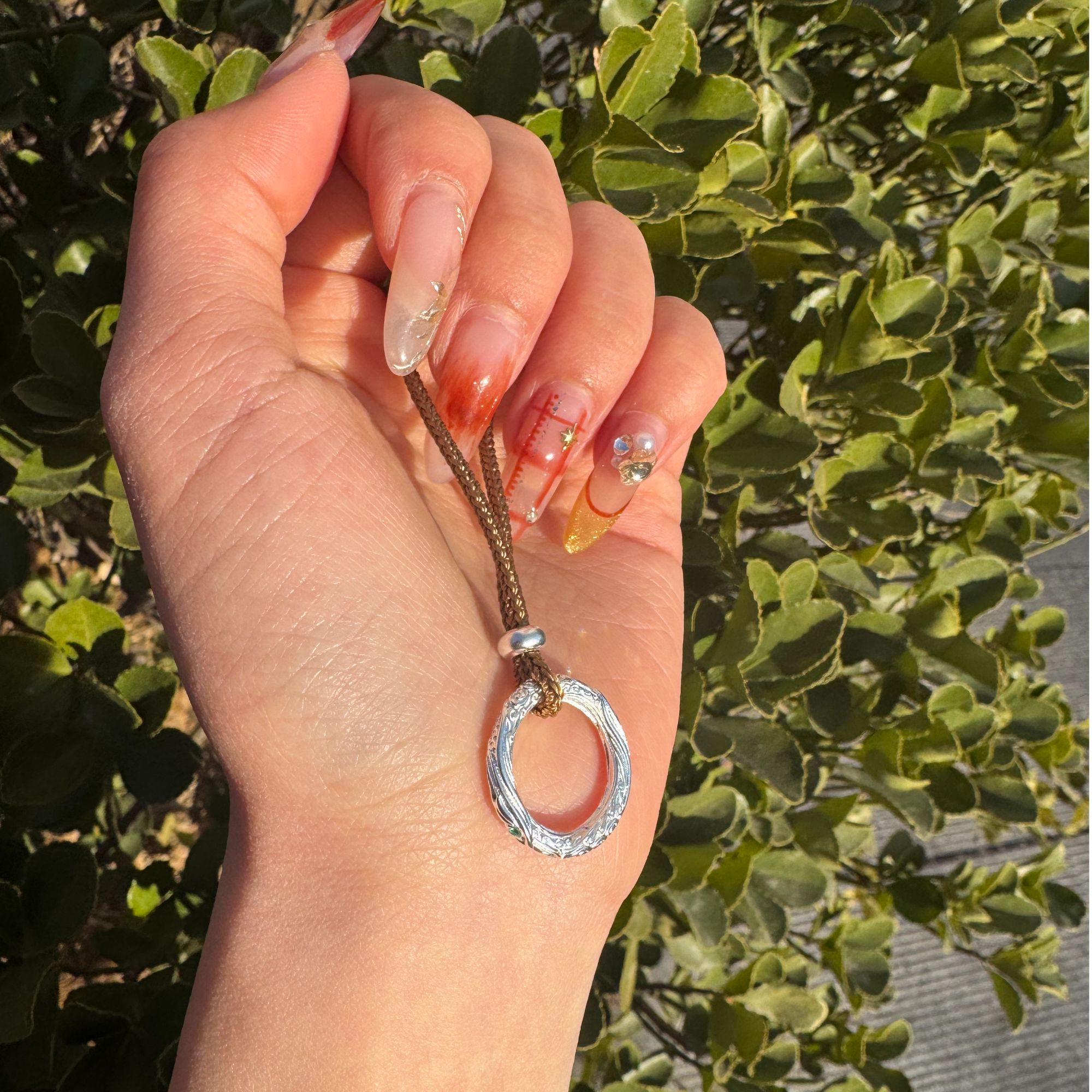 925银银制品 S925乾坤圈吊坠