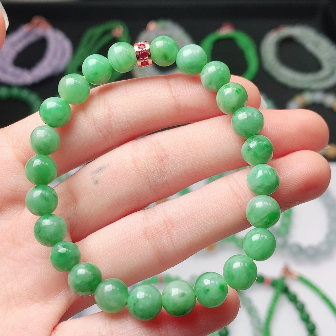 翡翠未镶嵌手链翡翠