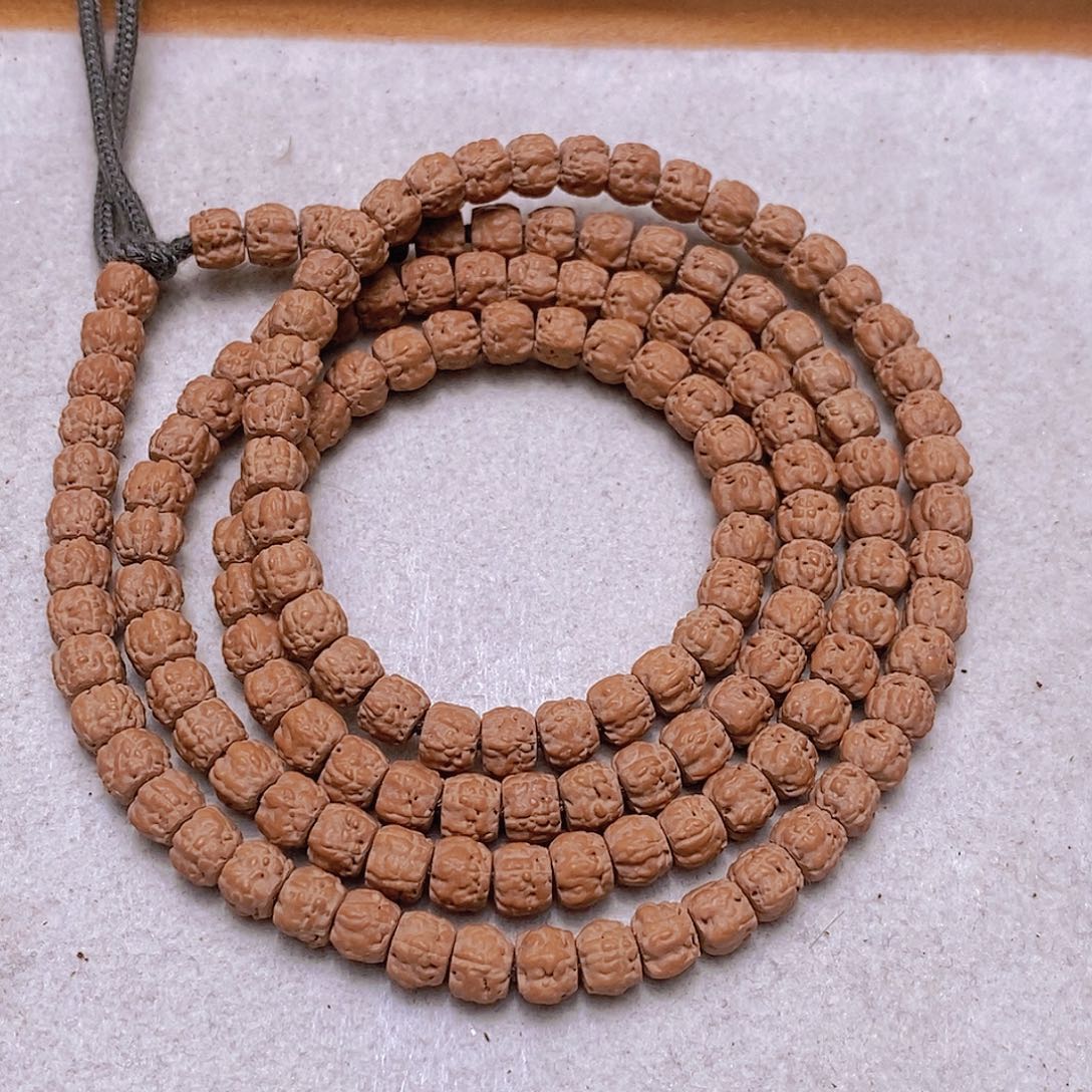 手串金刚菩提龙切小佛手108颗