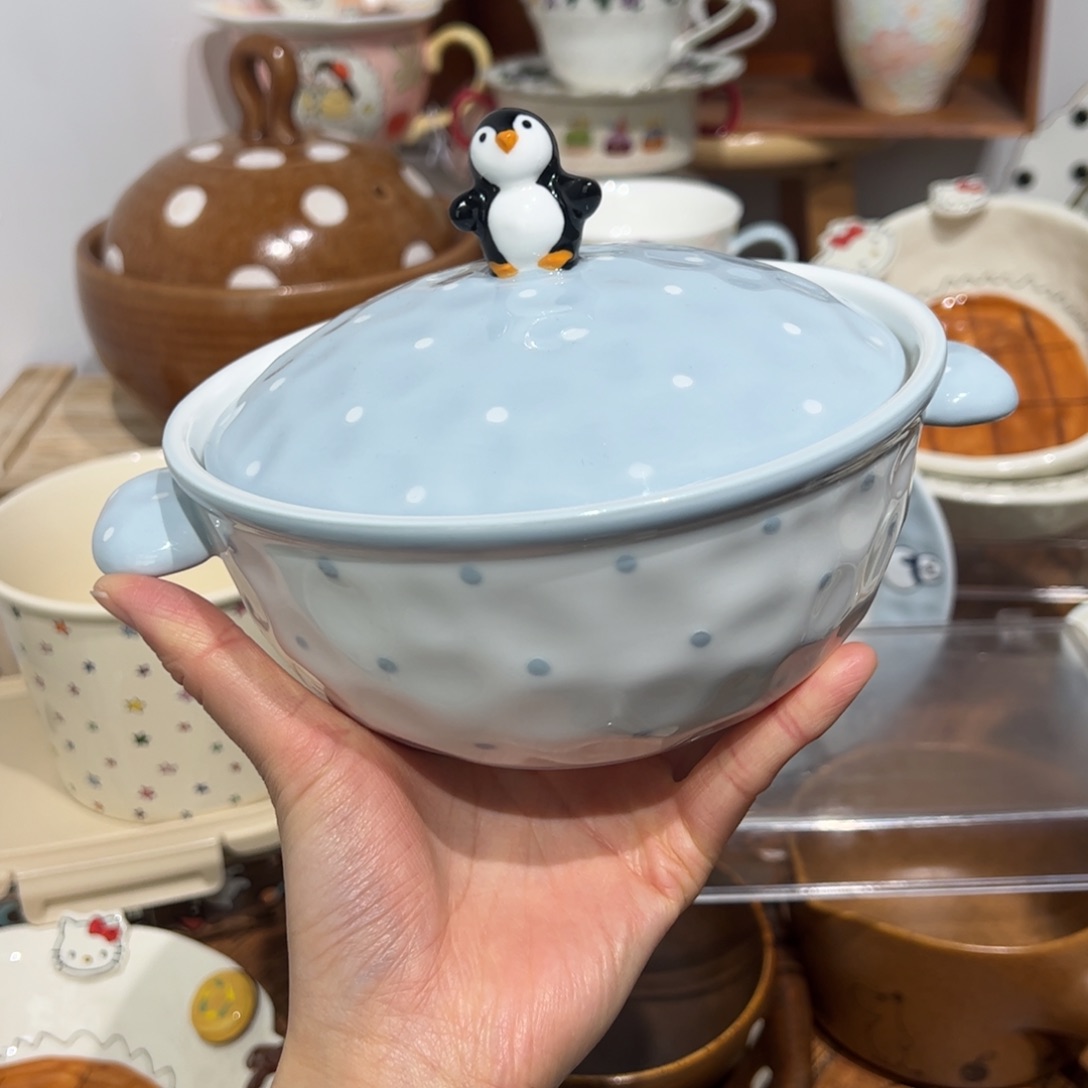 企鹅泡面碗       