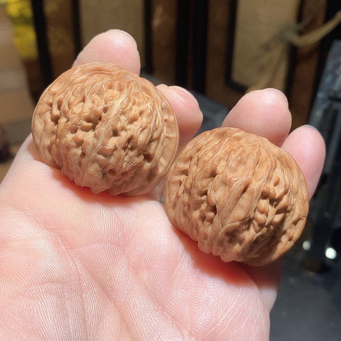 文玩核桃把件40汉高楼全品