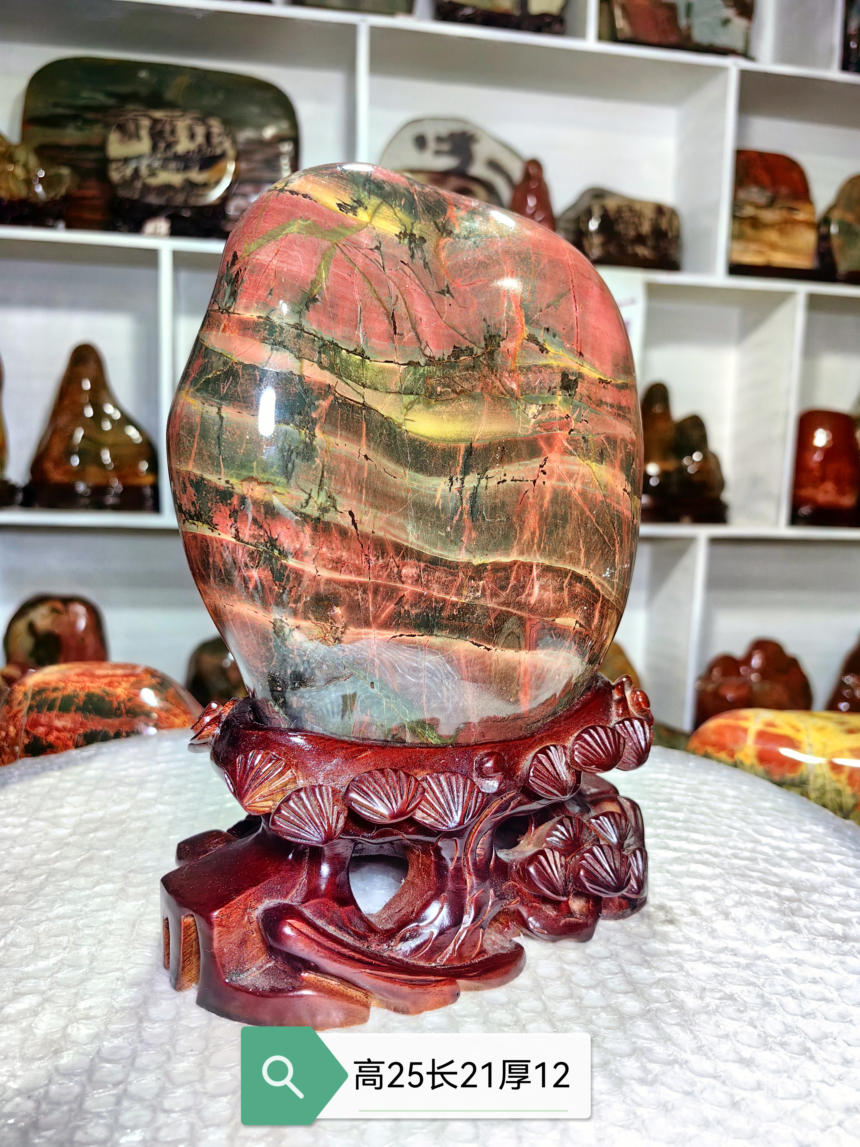 乳源彩石系列产品家居客厅酒柜大气工艺品装饰摆件创意电视柜摆设