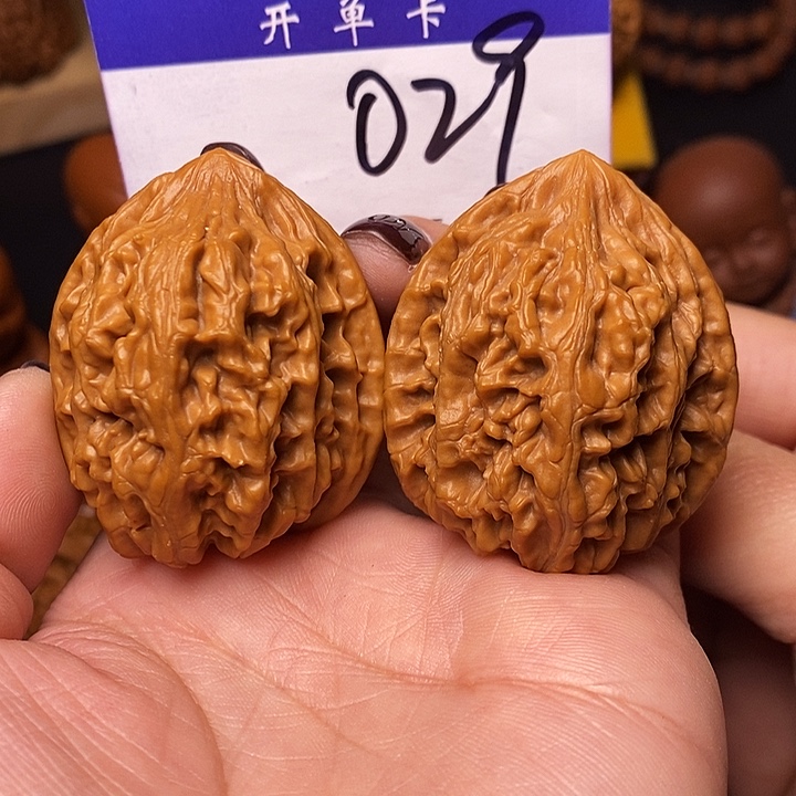 桃核吊坠文玩核桃老树鸡心40修n