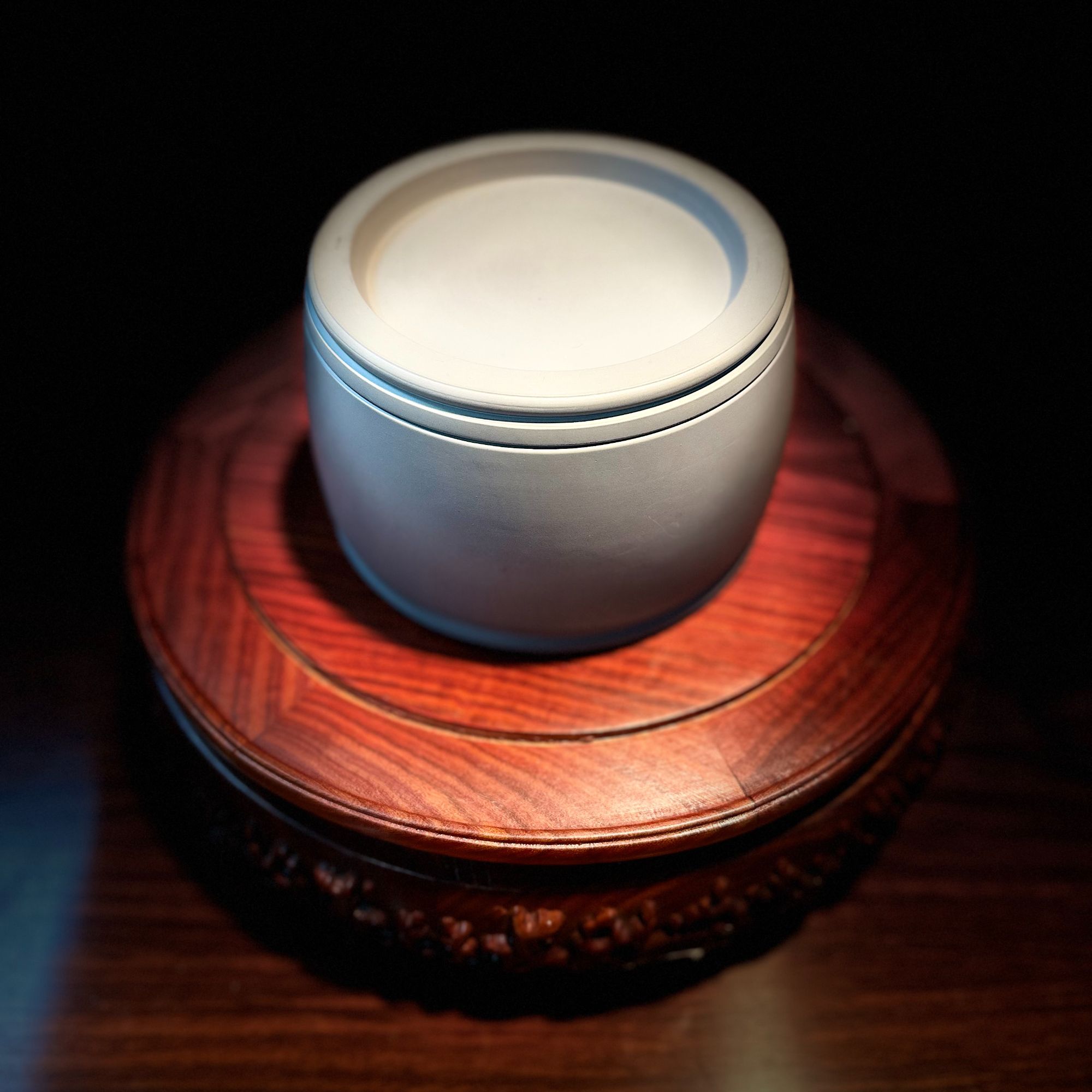 顾国民-微马蹄蟋蟀罐（外径125mm内径110mm壁厚5mm高度70mm)