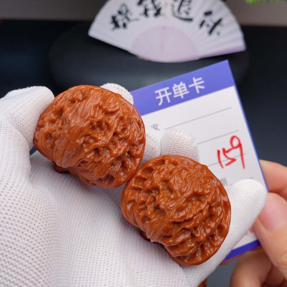 把件文玩核桃41红狮子159