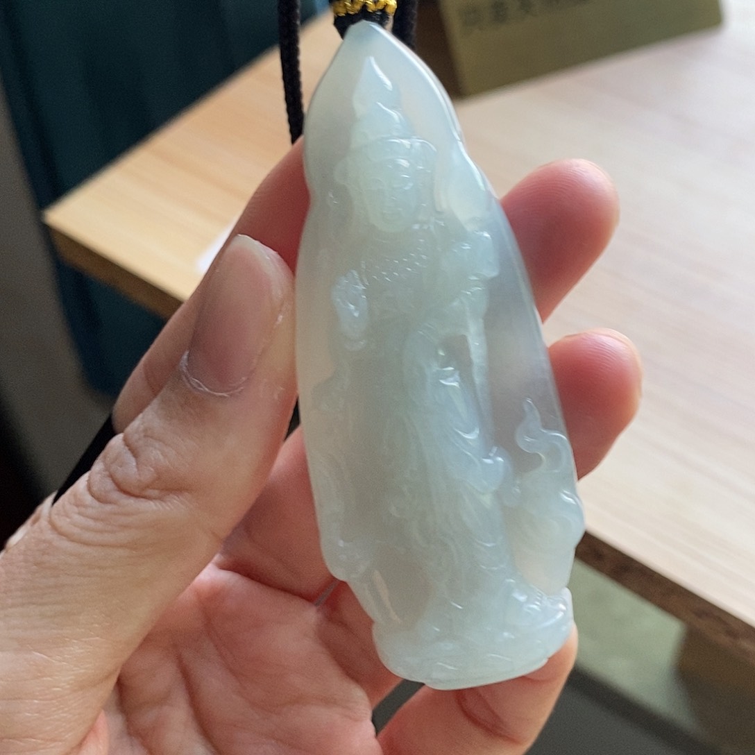 【闪购商品】颈饰未镶嵌翡翠天然缅甸A货翡翠