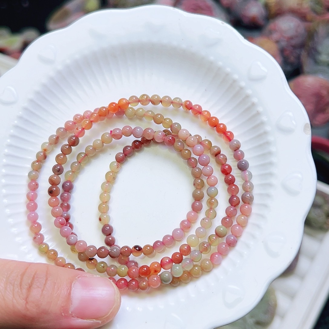 玛瑙/玉髓手串未镶嵌汐*