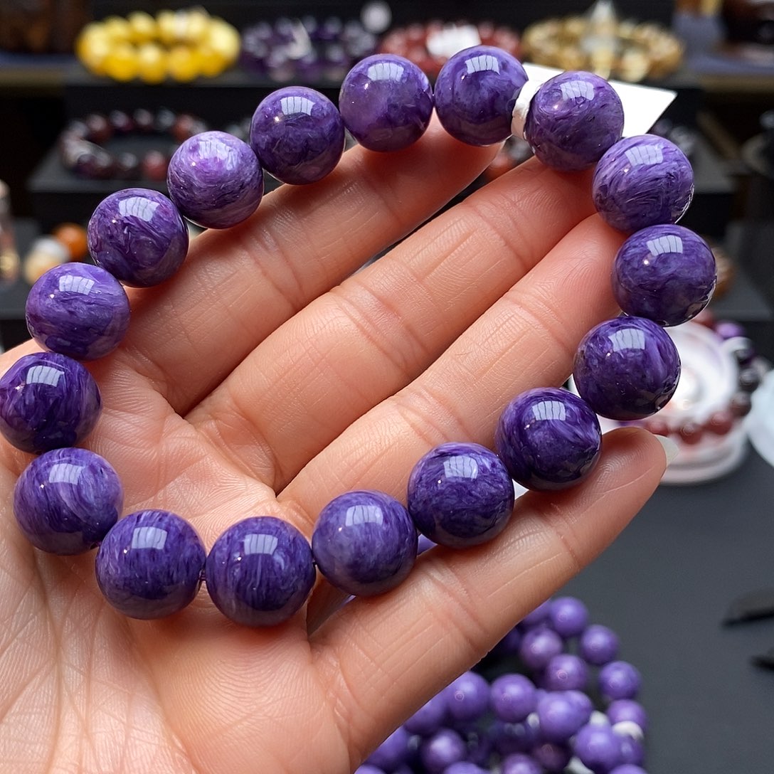 查罗石（紫龙晶）手链未镶嵌