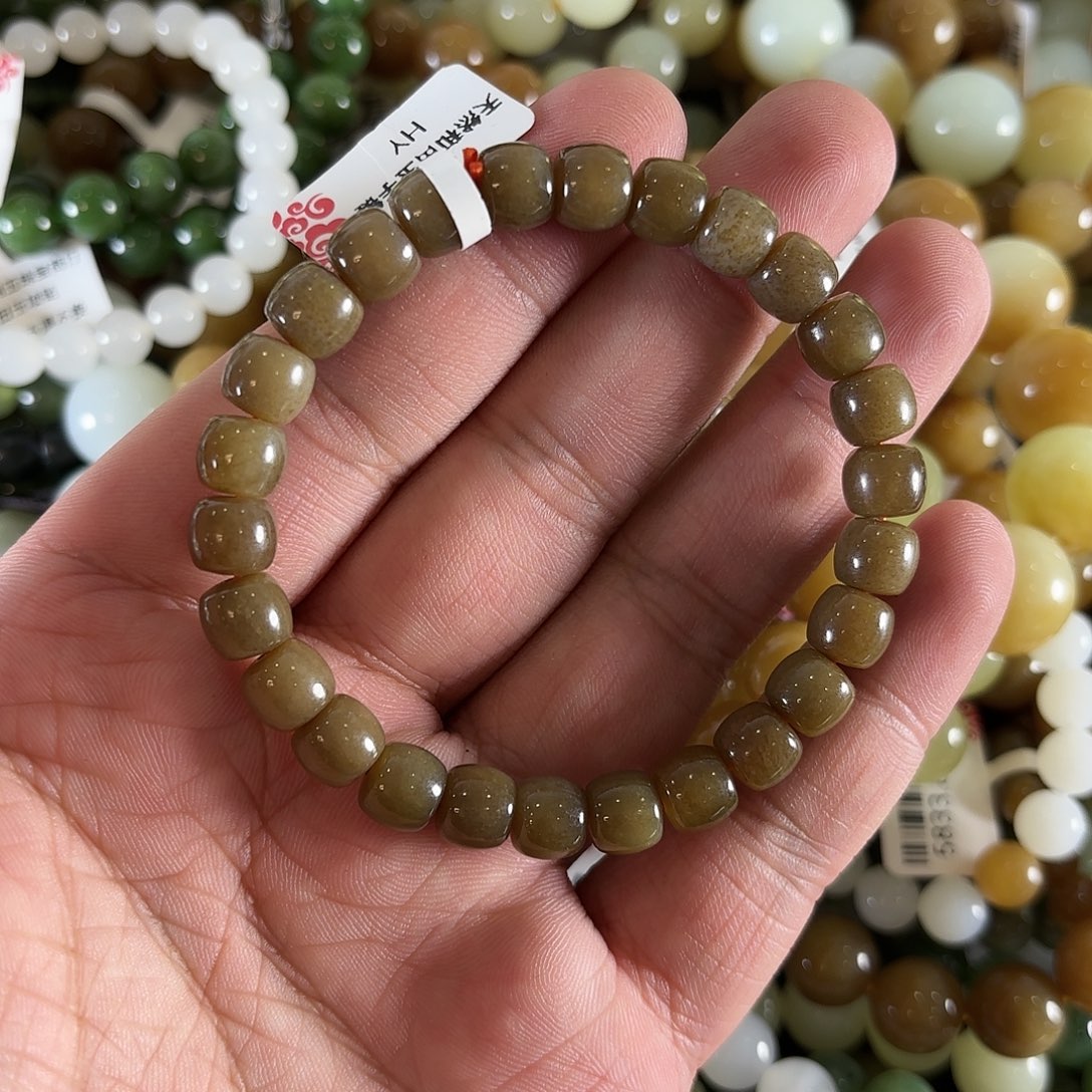 和田玉手链未镶嵌W266