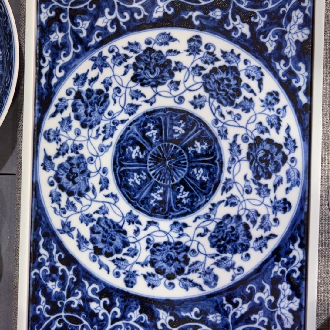 仿明永宣花卉泡台