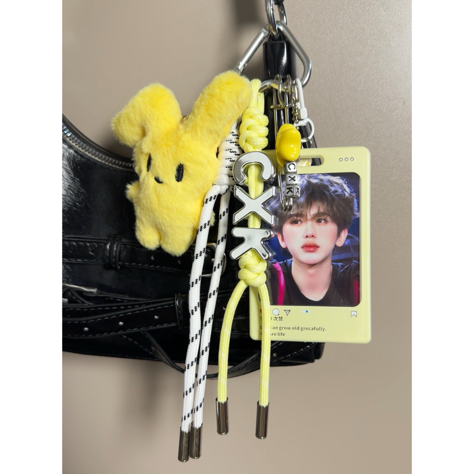 【男明星】ins风原创手工明星应援挂件