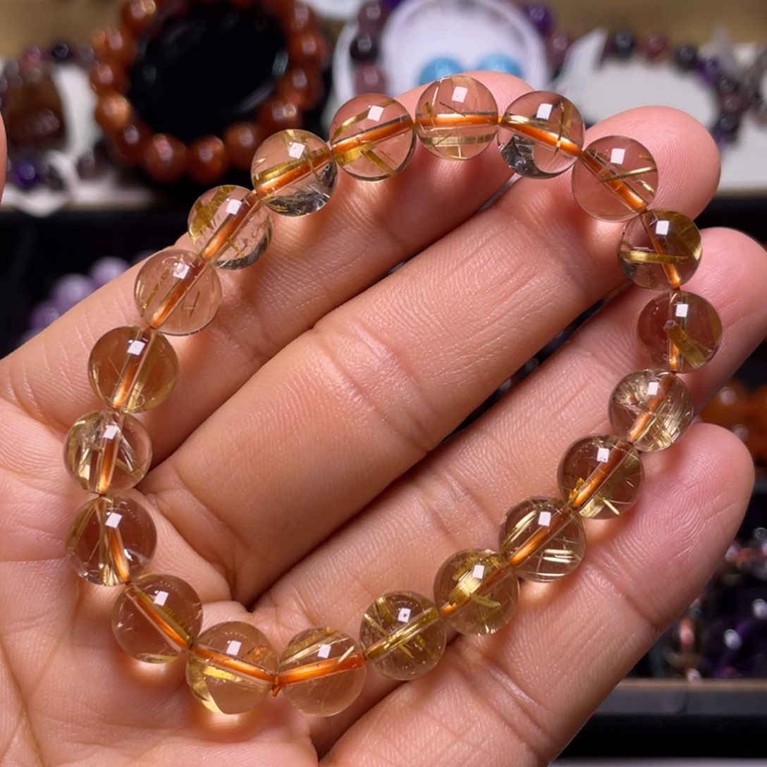 水晶手链未镶嵌钛晶