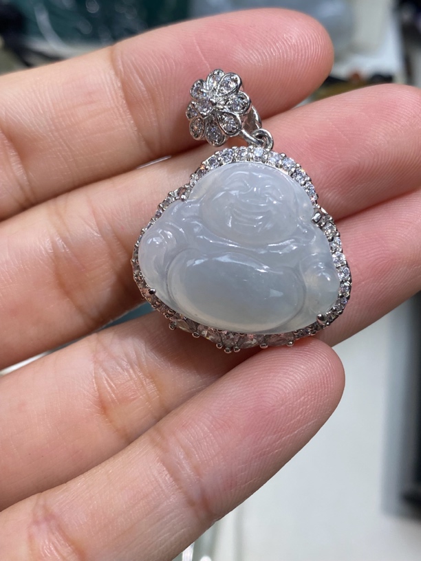 天然翡翠a货吊坠