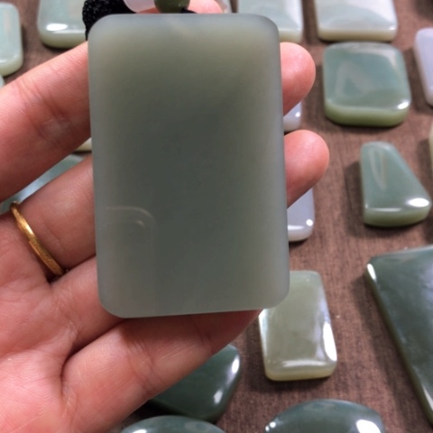 和田玉颈饰未镶嵌平*夜