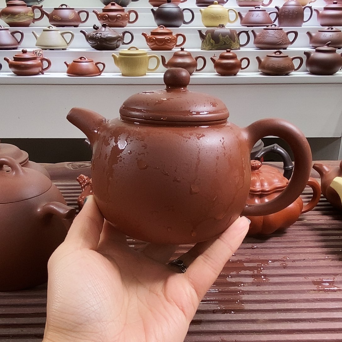 紫砂茶壶直*哥原矿紫砂茶壶