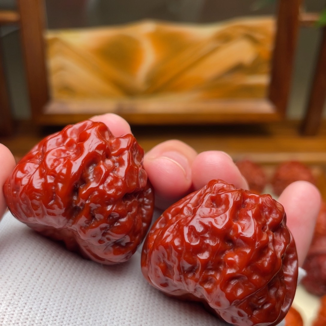 文玩核桃把件蛤蟆头38