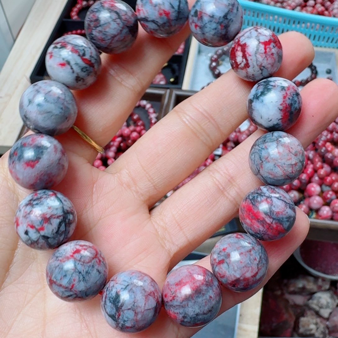 天然辰砂天然原石 卡15 87.7克