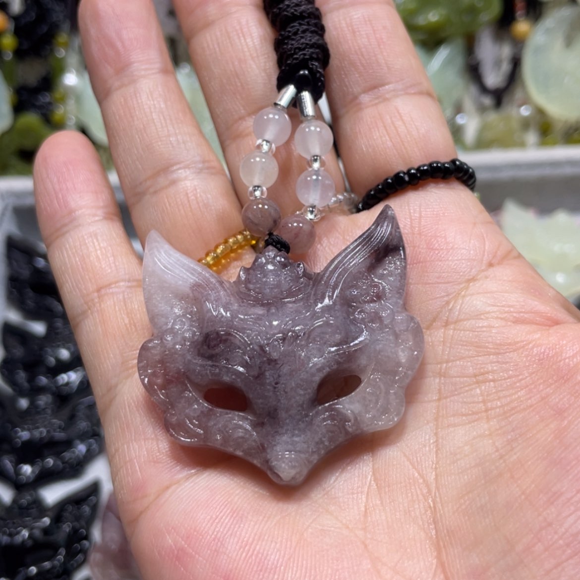 【闪购商品】岫玉颈饰未镶嵌9吊坠