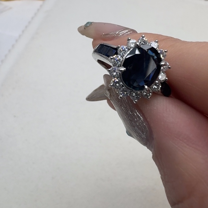 蓝宝石戒指未镶嵌