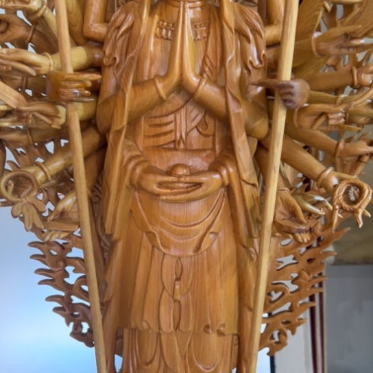木罗*松中古工技艺品摆件