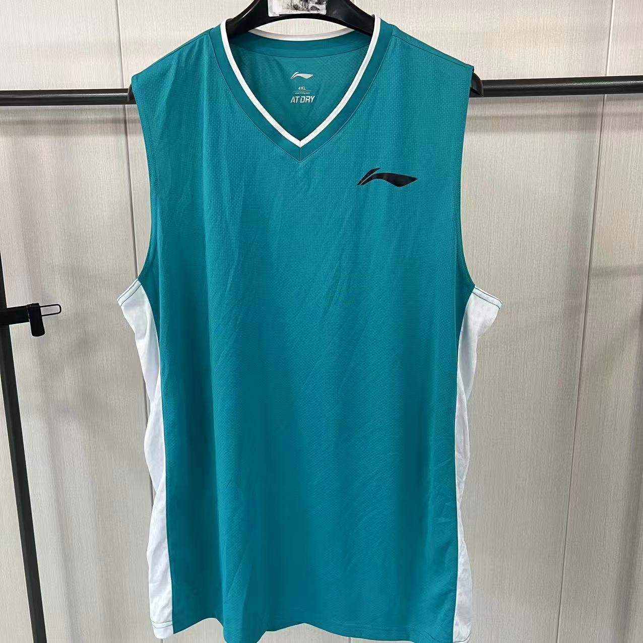 《B品以-直播展示为准》李宁球服男子款运动打球上衣背心AATM003