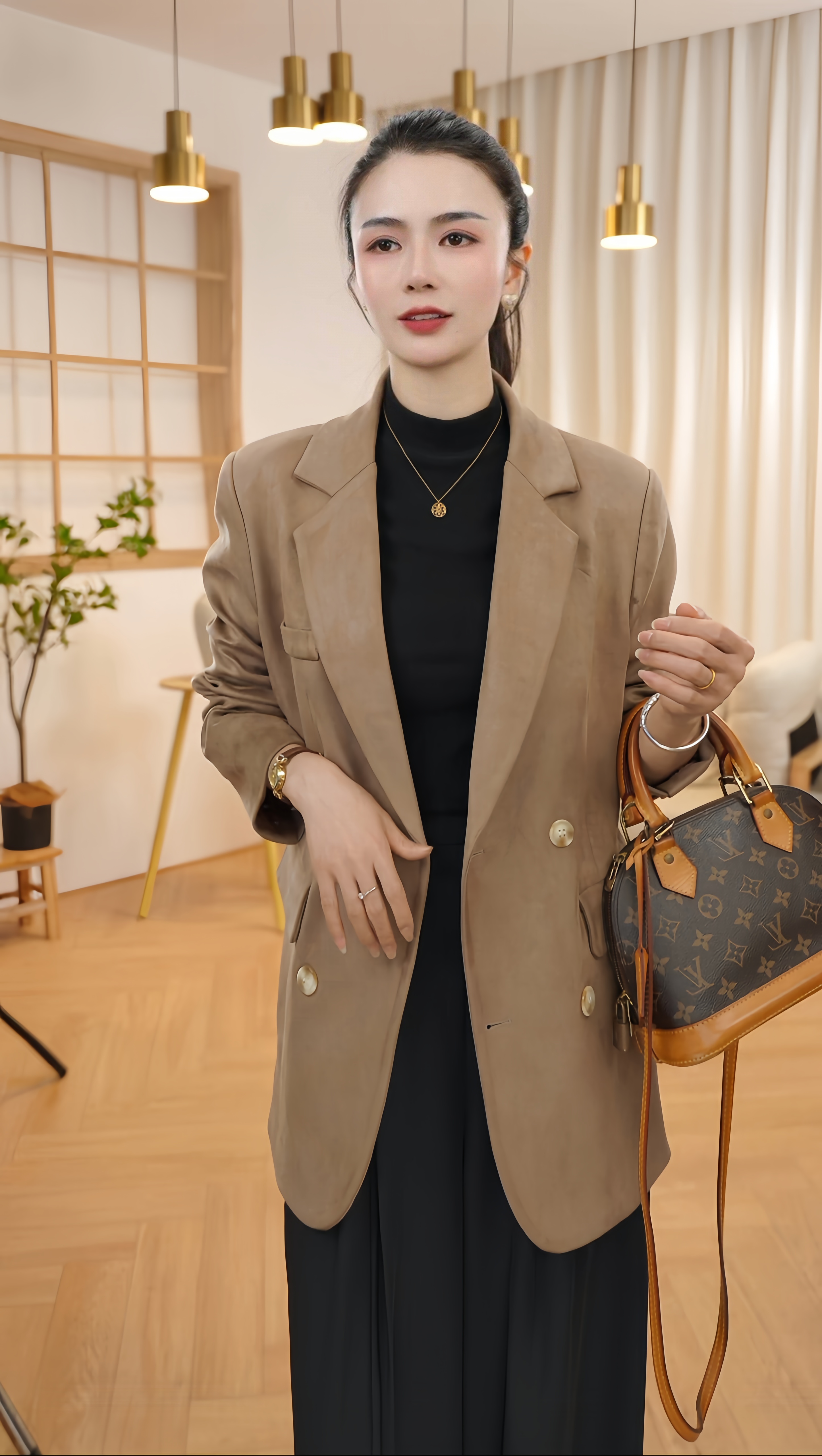 2025秋季新款韩版宽松显瘦百搭西装外套女休闲时尚气质西服上衣潮