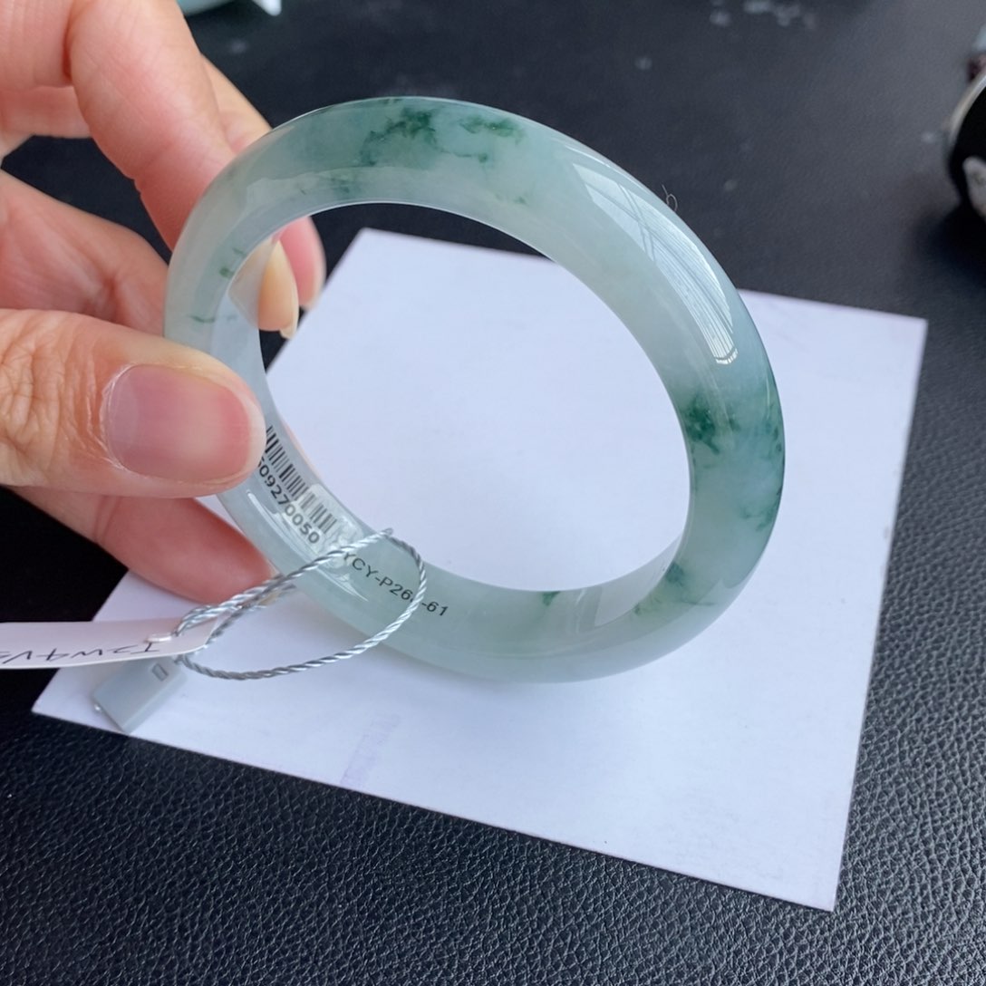 未镶嵌手镯翡翠冬*58正圈