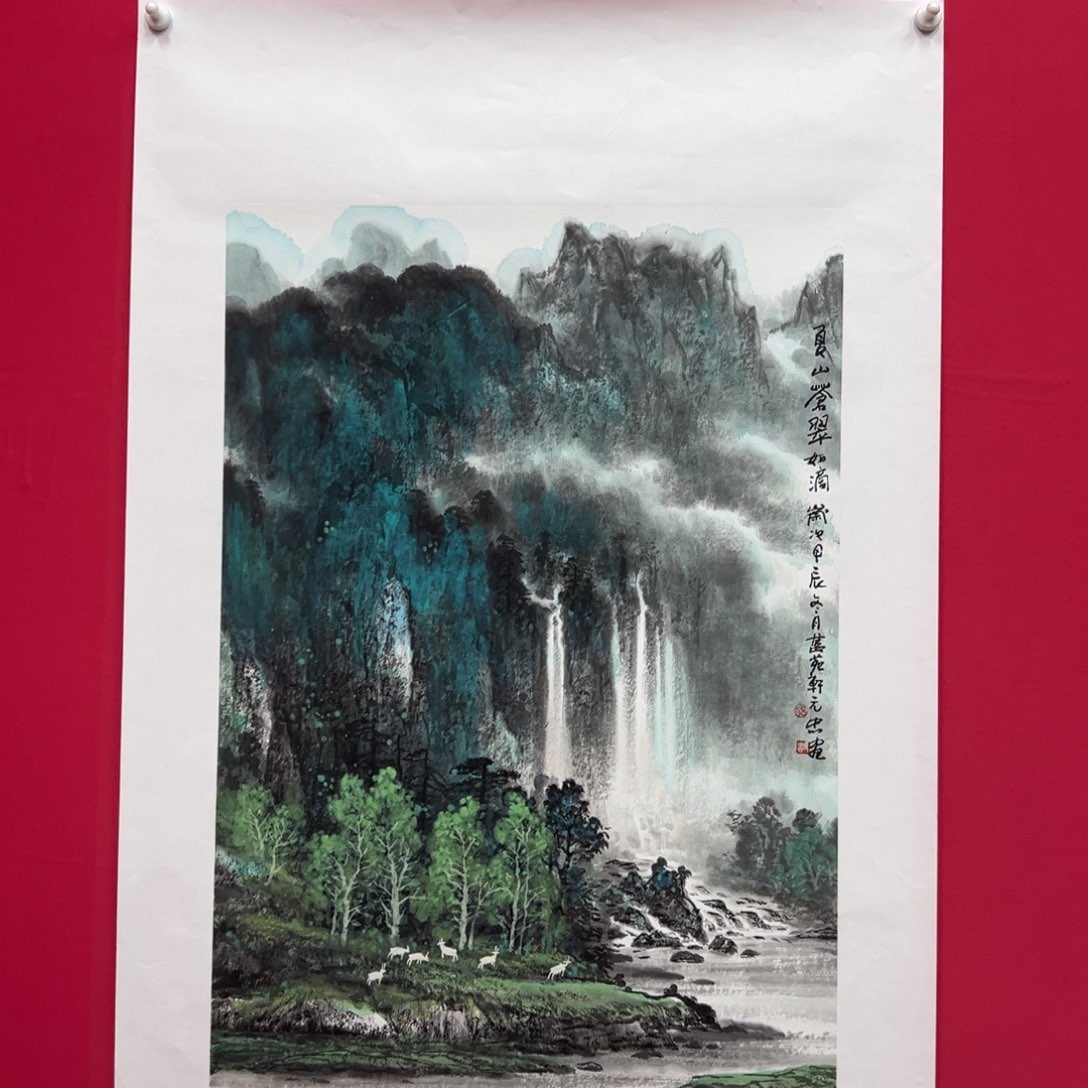 国画平吕元忠老师作品欣赏