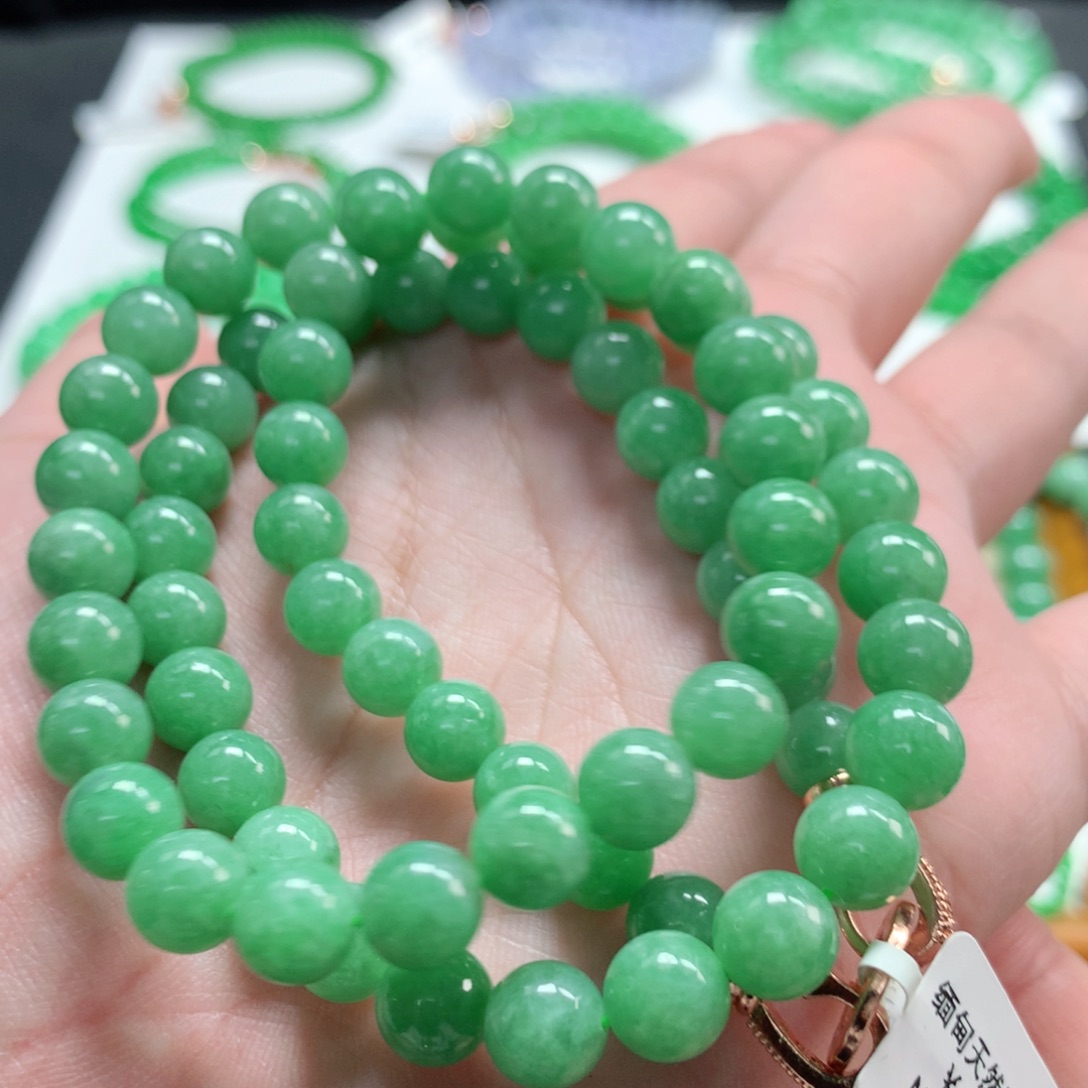 翡翠未镶嵌手链翡翠