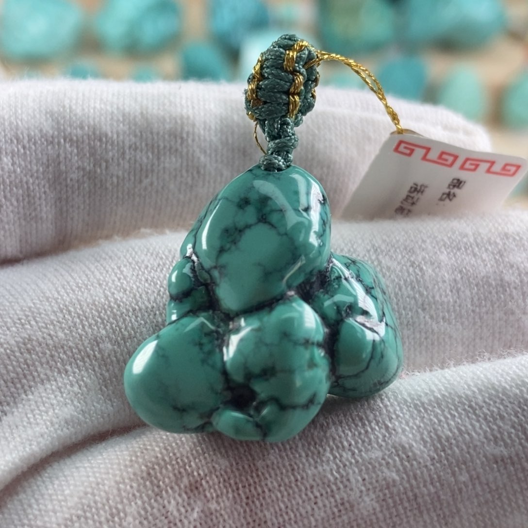 绿松石珠宝奇石未镶嵌