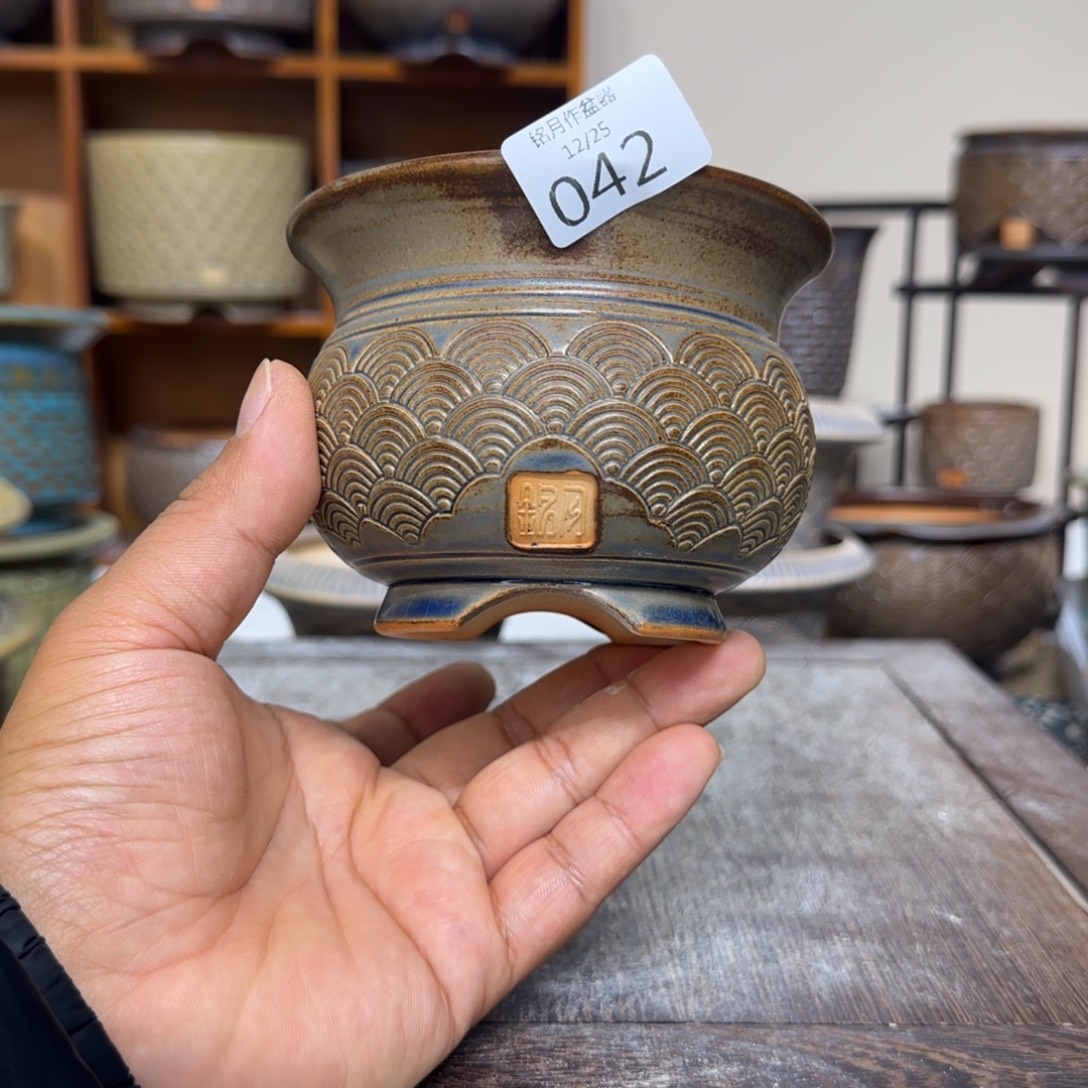 手工花盆 042 内口口径 8.5cm 