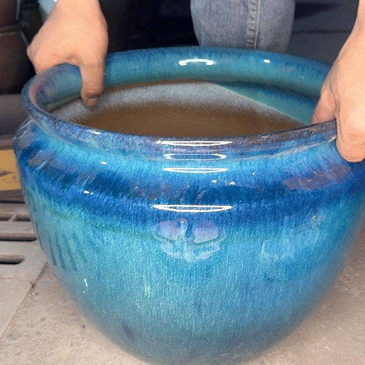 紫砂花盆微瑕花盆处理来啦