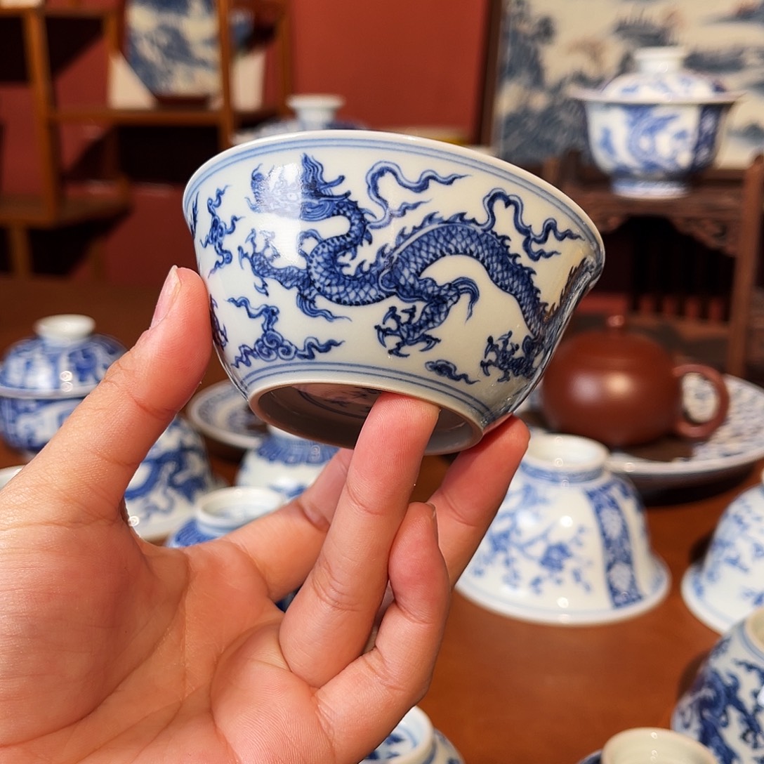 三龙鸡缸杯80cc.             